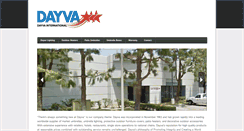 Desktop Screenshot of dayva.com