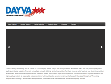 Tablet Screenshot of dayva.com